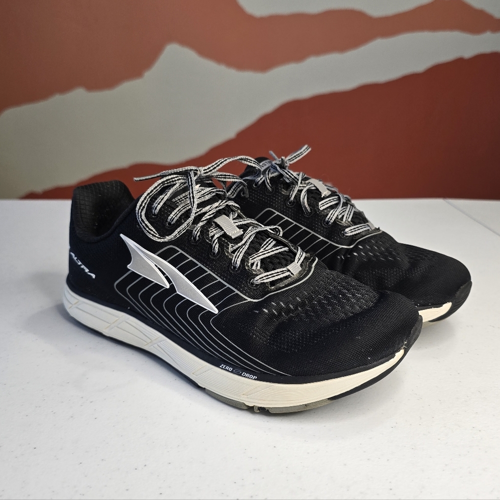Altra Instinct 4.5 Trail Shoes Sneaker Men‎ 8.5 Black Gray White Zero Drop